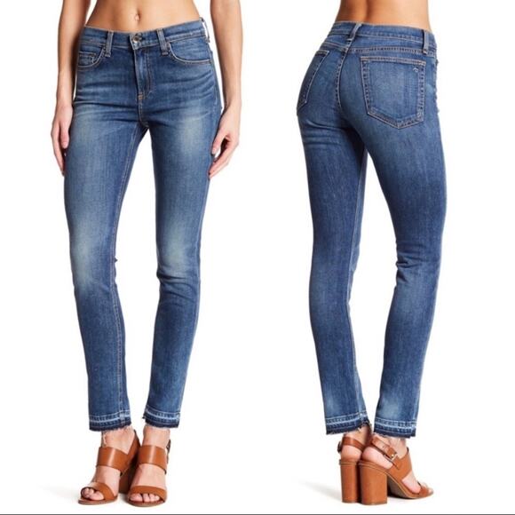 Rag & Bone Jeans 10 Inch DRE Bainbridge Skinny Raw Hem  NEW Women's Size 28 - Picture 1 of 10